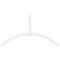 Ekena Millwork Archdale Architectural Grade PVC Gable Bracket, 108"W x 58 1/2"H x 2"D x 4"F, 13/12 Pitch GBP108X59X0204ARC00 - alternate 5